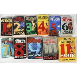 James Patterson Book Lot Women's‎ Murder Club 1-11 Mixed Multi Mystery Thriller